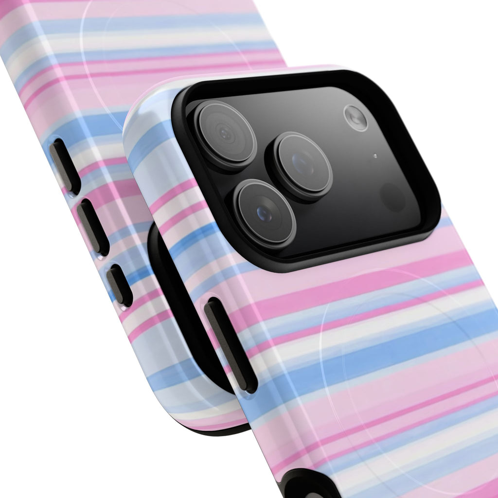 Cotton Candy Stripe Magsafe Tough Case