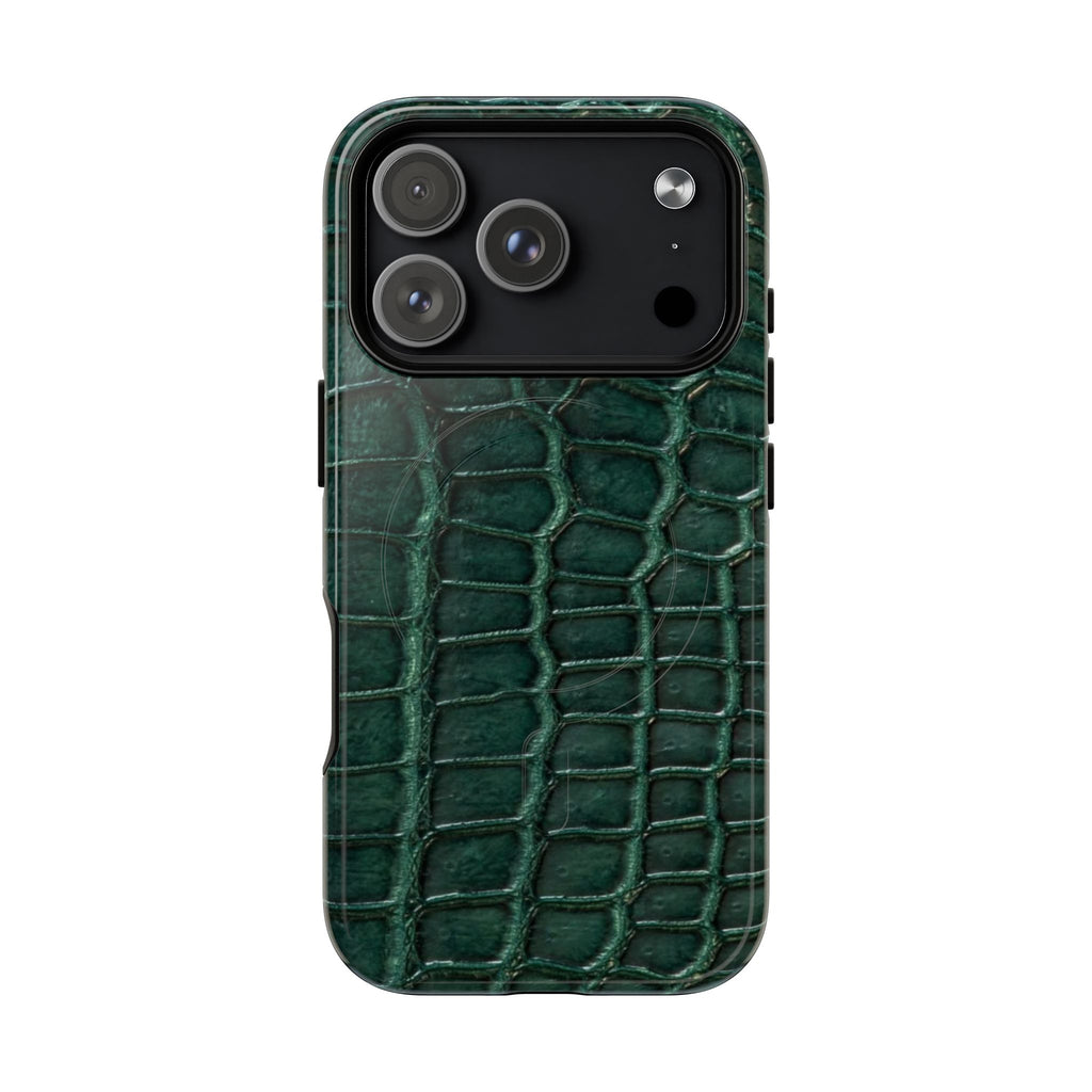 Emerald Alligator Magsafe Tough Case