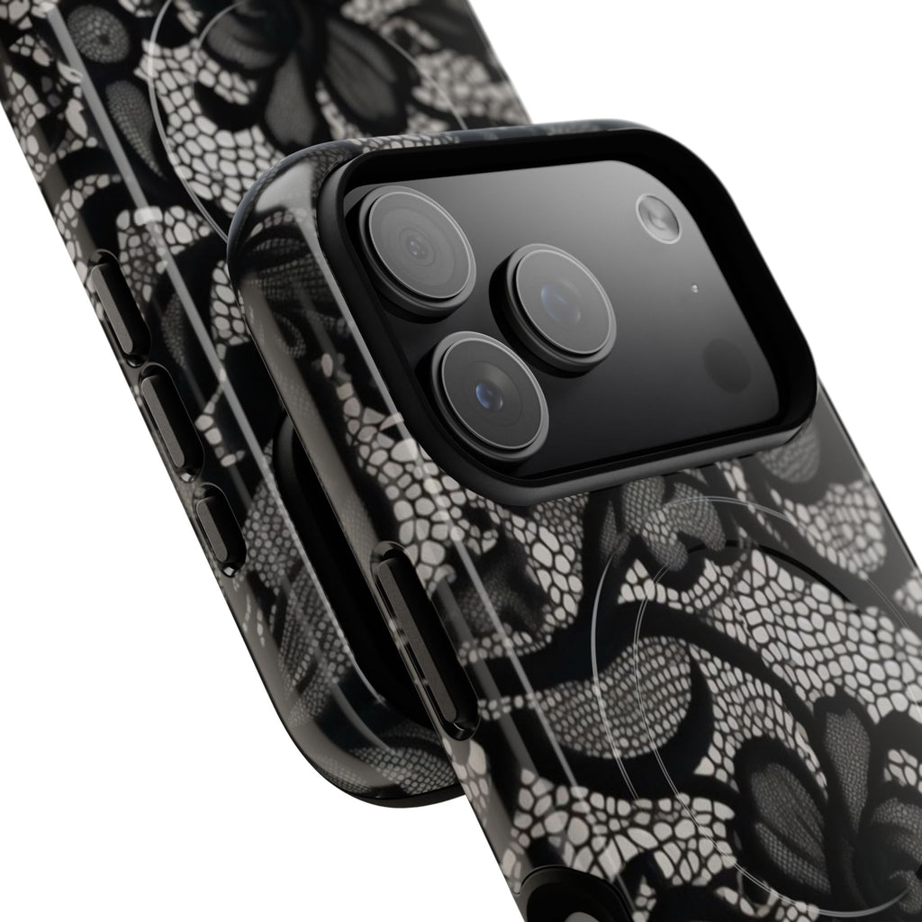 Black Lacey Magsafe Tough Case