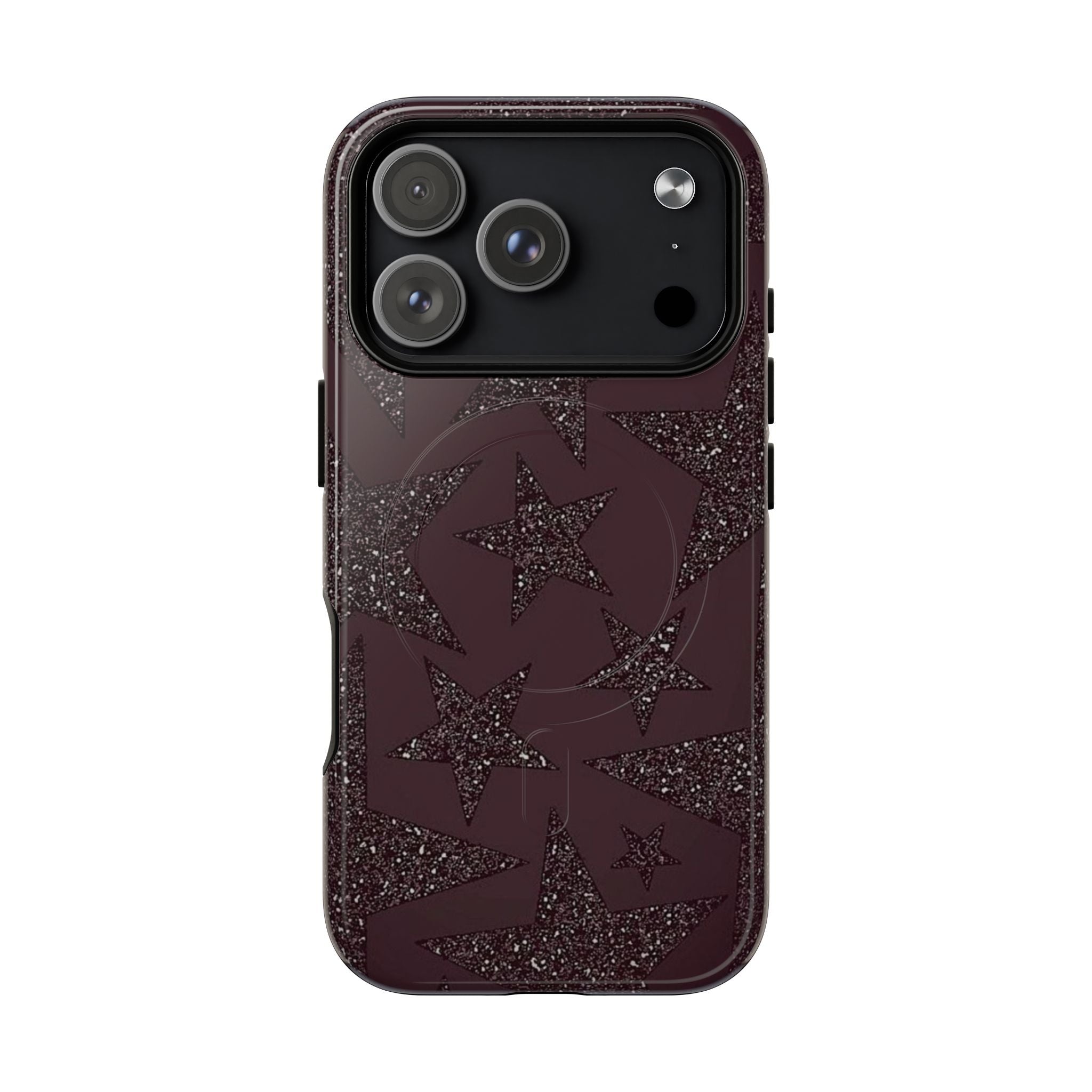 Maroon Grunge Star Magsafe Tough Case
