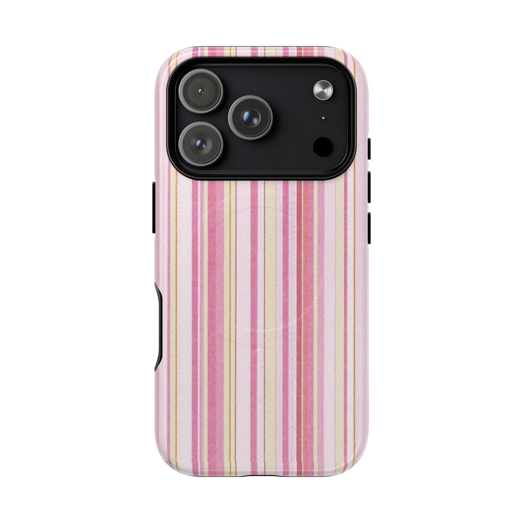 Strawberry Lemonade Stripes Magsafe Tough Case