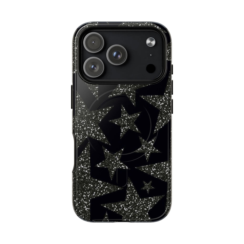 Black Grunge Star Magsafe Tough Case