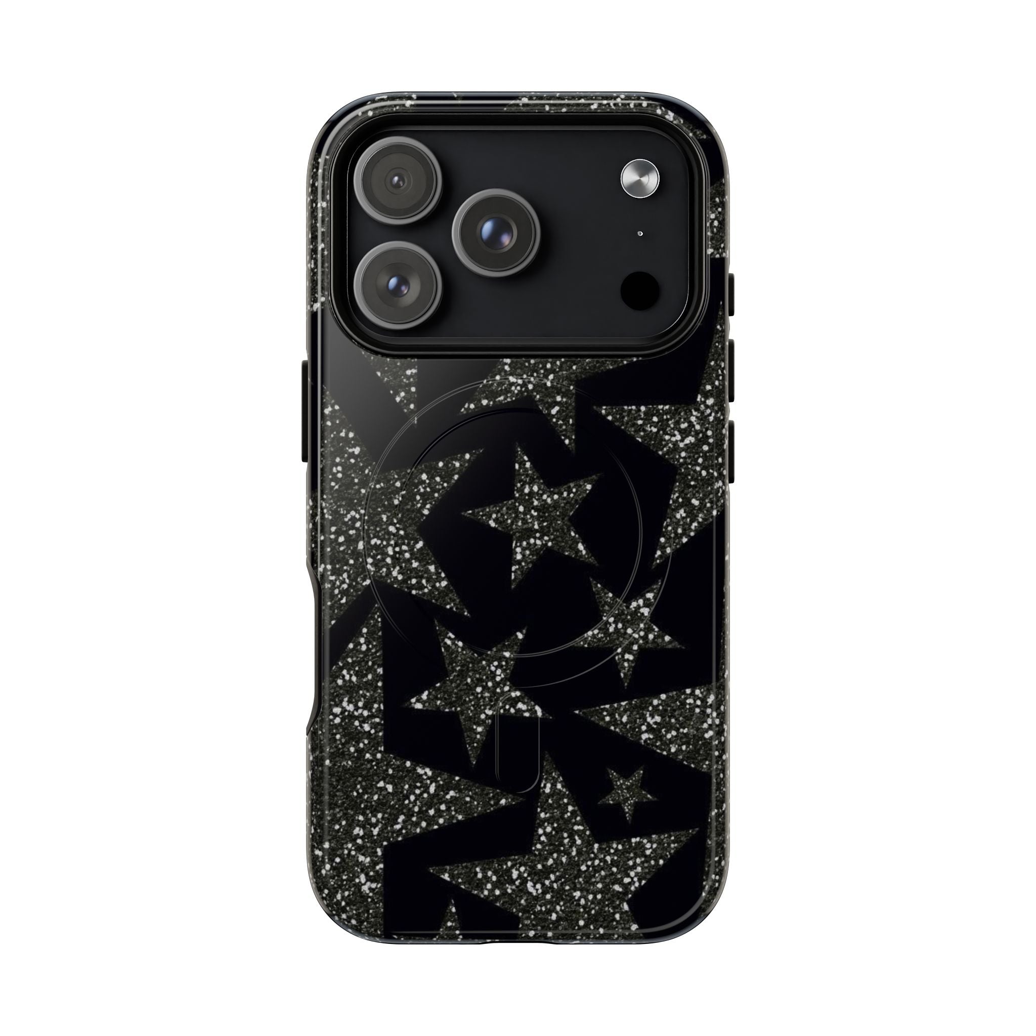 Black Grunge Star Magsafe Tough Case