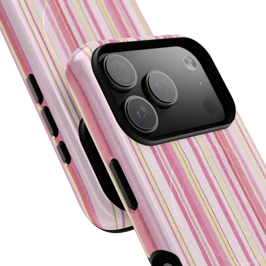 Strawberry Lemonade Stripes Magsafe Tough Case