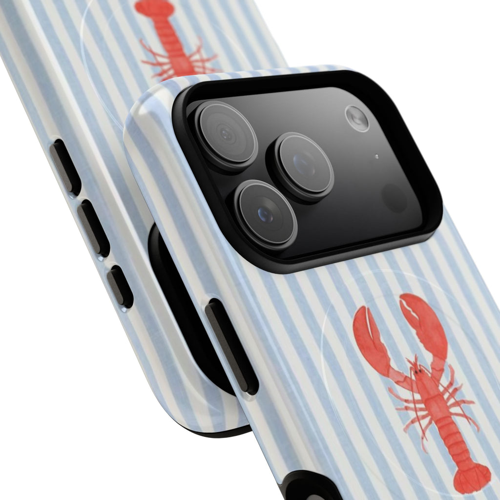 Seaside Lobster Stripe Magsafe Tough Case